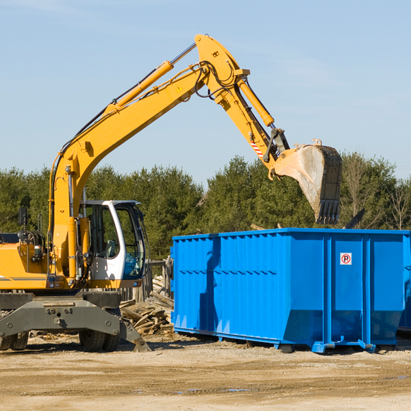 can i choose the location where the residential dumpster will be placed in Cumberland OH